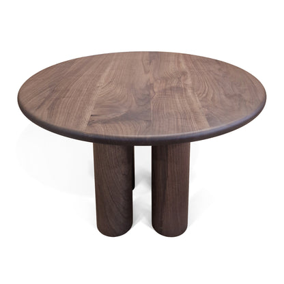 LAYLA | Extendable Round Dining Table – Chocolate Walnut