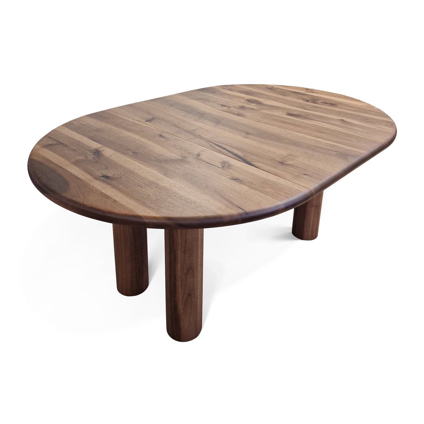 LAYLA | Extendable Round Dining Table – Chocolate Walnut
