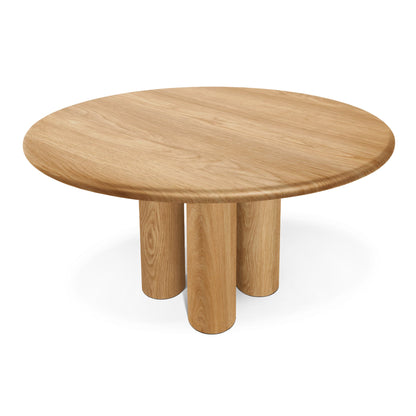 LAYLA | Extendable Round Dining Table – Natural Oak