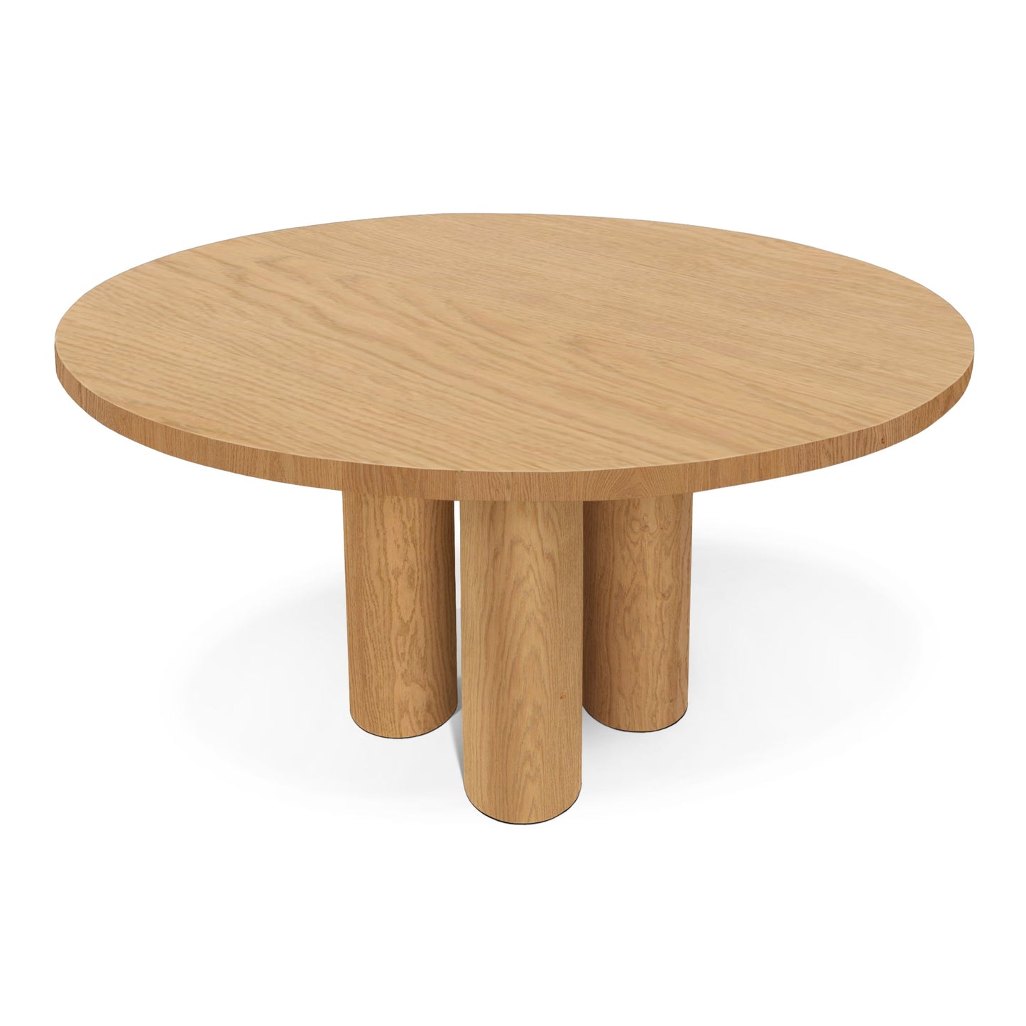 LAYLA | Extendable Round Dining Table – Natural Oak