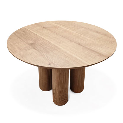 LAYLA | Extendable Round Dining Table – Natural Oak