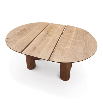 LAYLA | Extendable Round Dining Table – Natural Oak