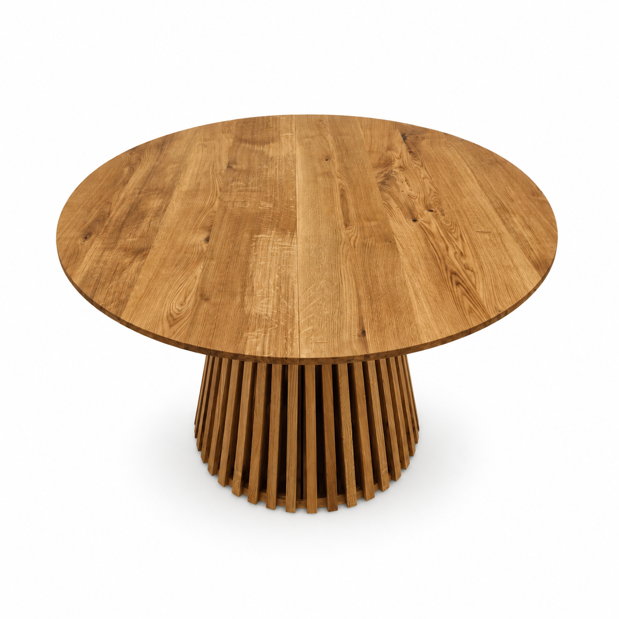 LIA | Tavolo da pranzo rotondo allungabile – Rovere scuro