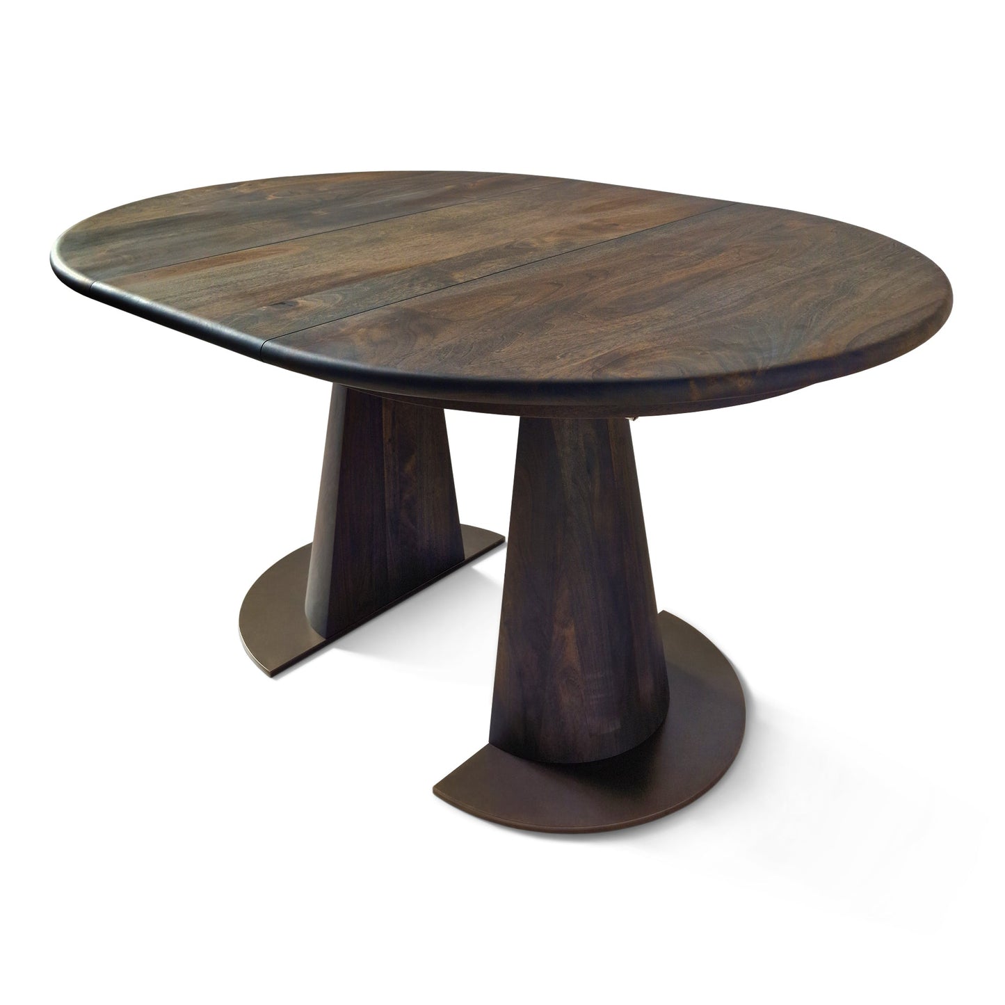 LIANA | Mesa de comedor redonda extensible – Madera maciza