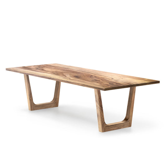 OLIVIA | Extendable Dining Table – Natural Walnut