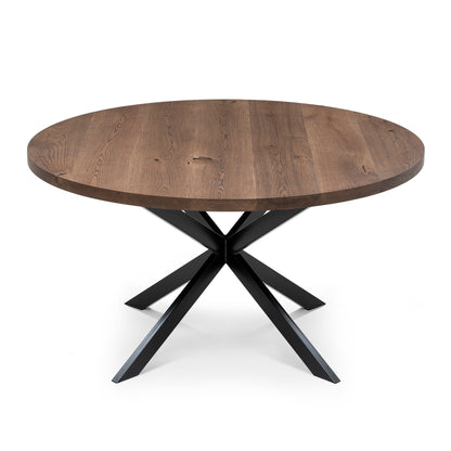 MABEL | Mesa de comedor redonda de madera maciza