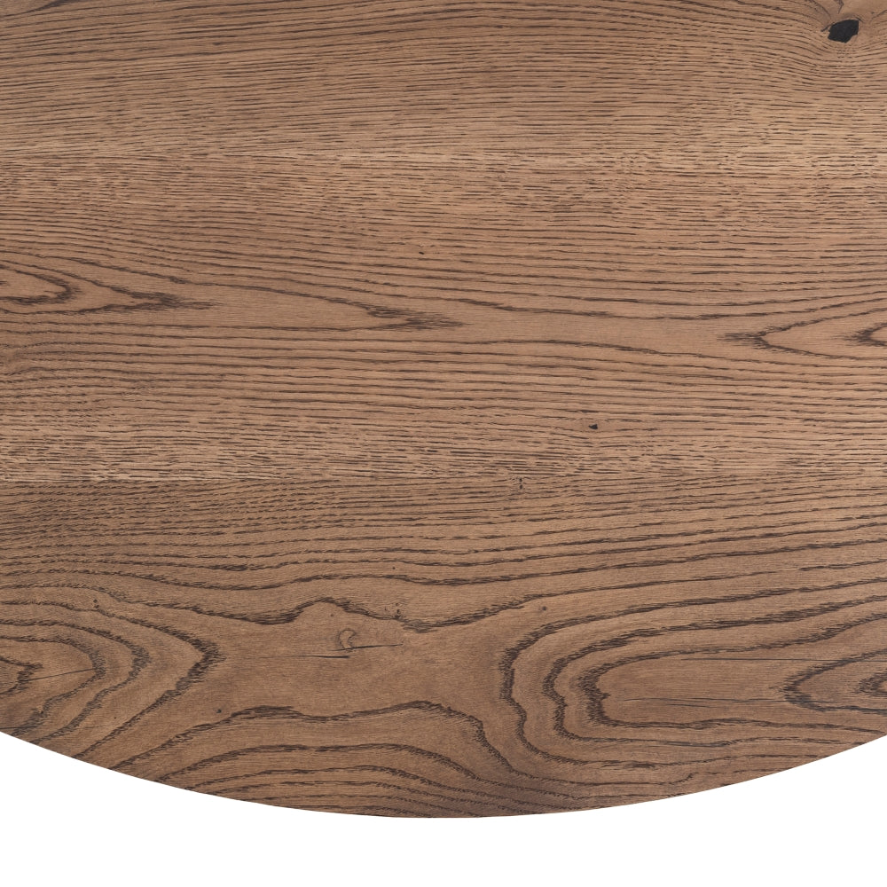 MABEL | Mesa de comedor redonda de madera maciza