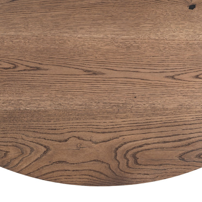 MABEL | Mesa de comedor redonda de madera maciza