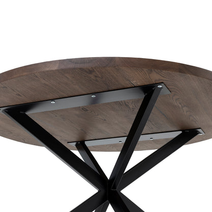 MABEL | Mesa de comedor redonda de madera maciza