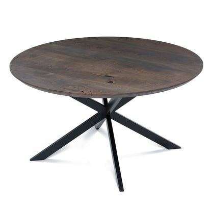 MABEL | Mesa de comedor redonda de madera maciza