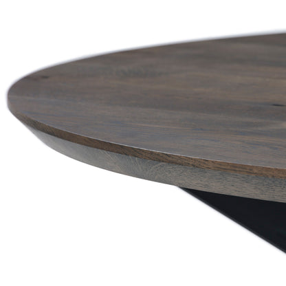 MABEL | Mesa de comedor redonda de madera maciza