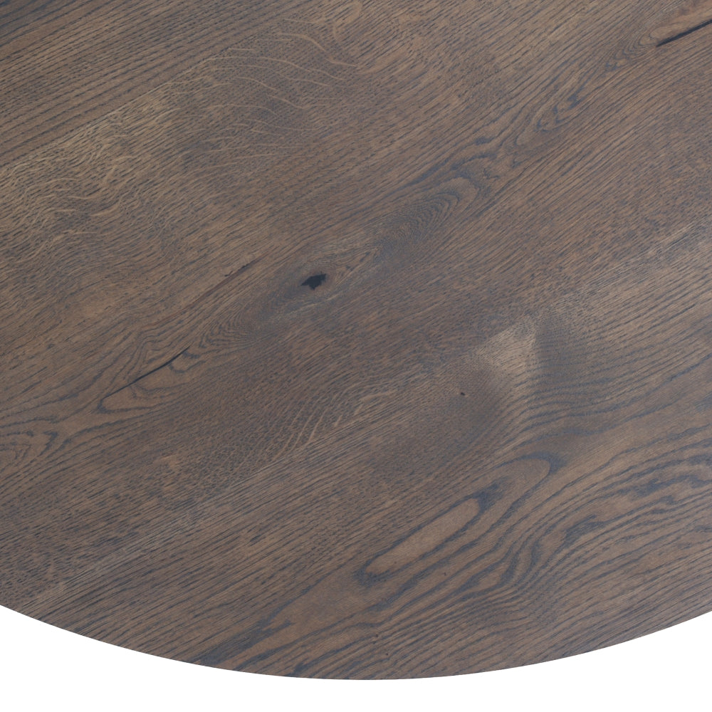 MABEL | Mesa de comedor redonda de madera maciza