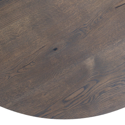 MABEL | Mesa de comedor redonda de madera maciza