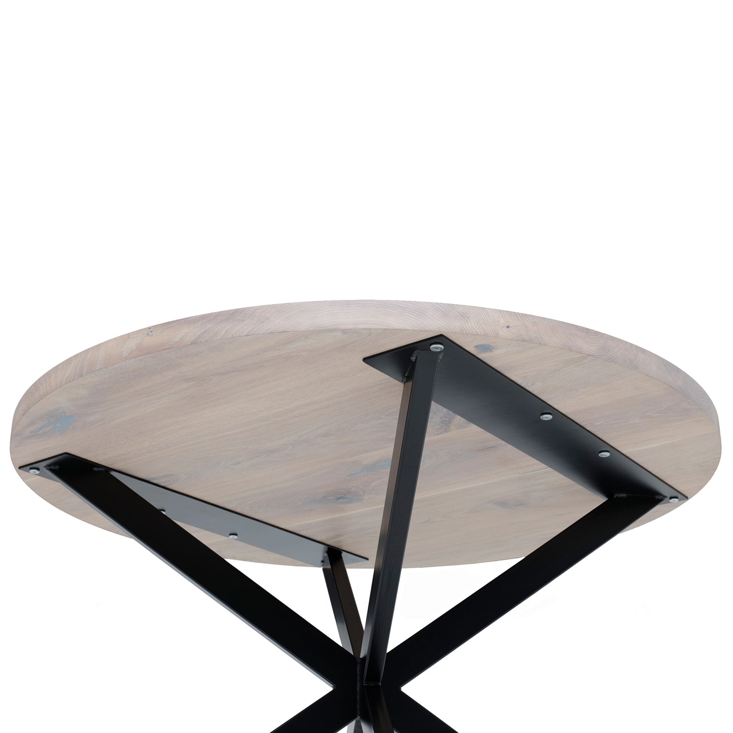 MABEL | Mesa de comedor redonda de madera maciza
