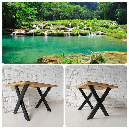 NATURA | Emerald Cascades – Rechteckiger Couchtisch