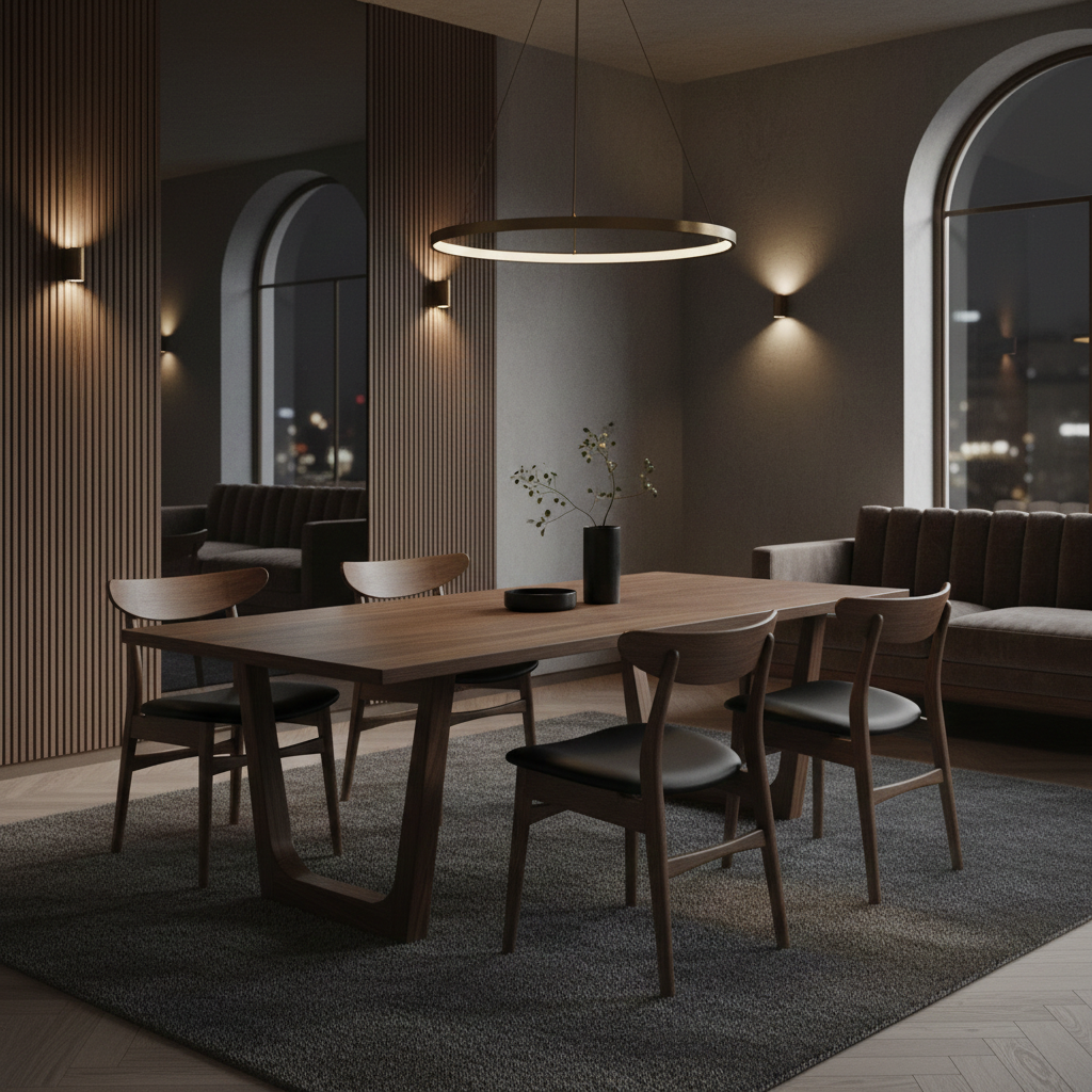 OLIVIA | Tavolo da pranzo allungabile – Rovere cioccolato