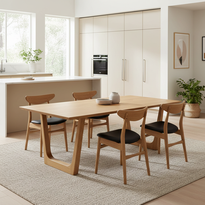 OLIVIA | Tavolo da Pranzo Estendibile – Noce Naturale