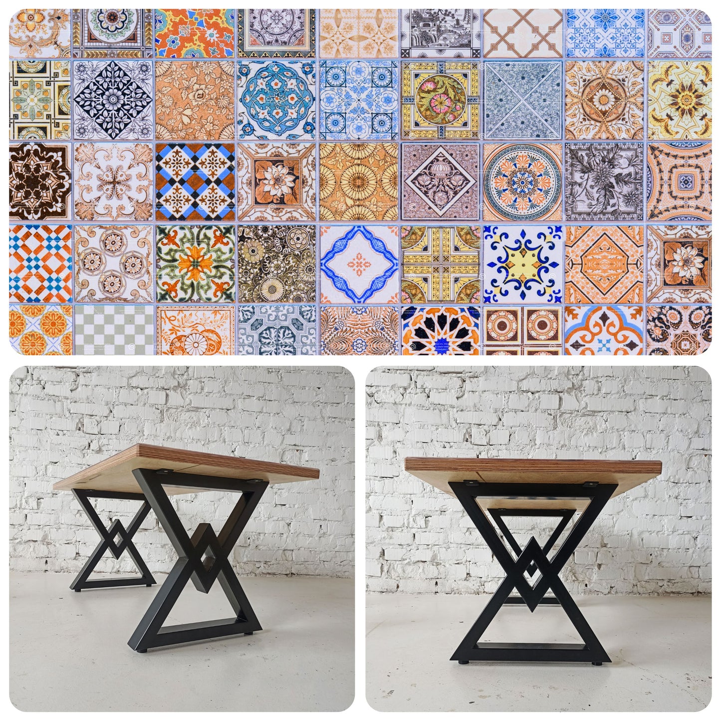 ORNAMENTA | Mosaikplatte – Rechteckiger Couchtisch