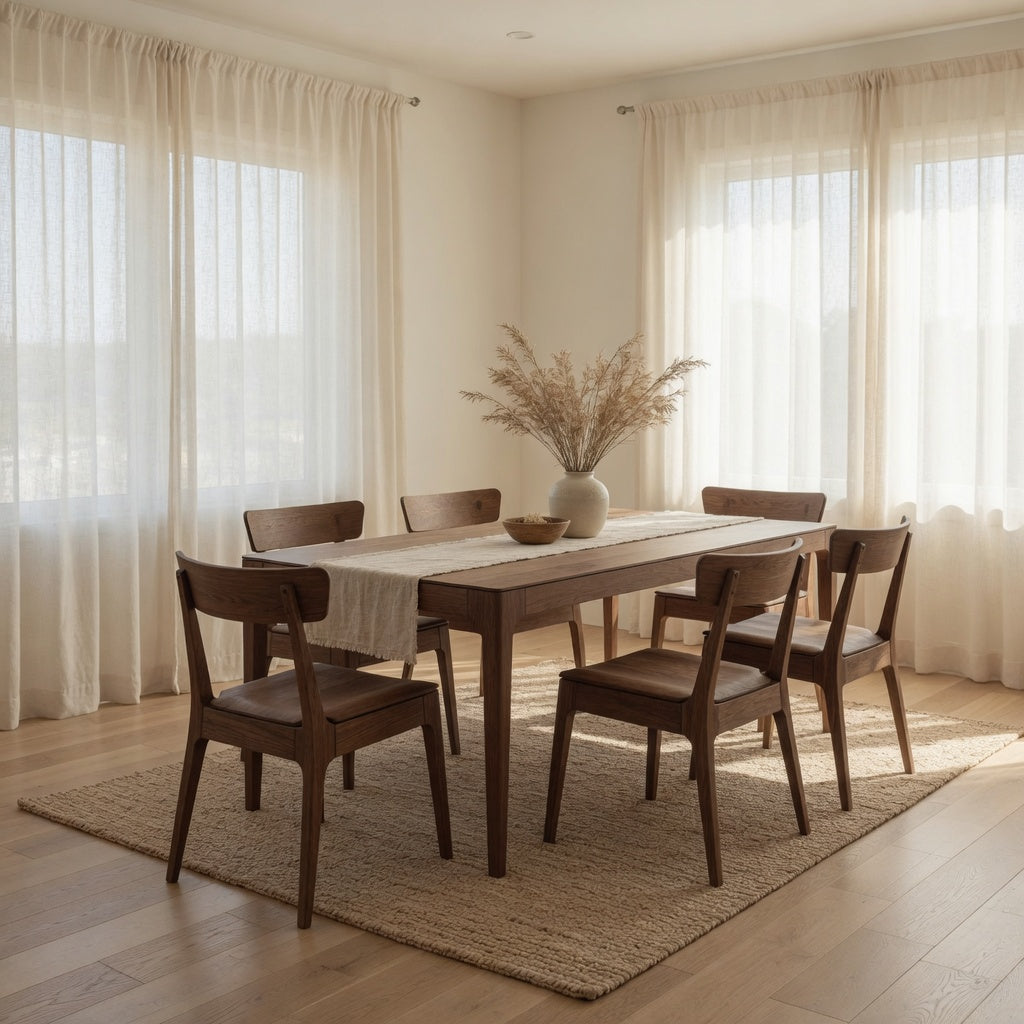 OXFORD | Table à manger extensible - Noyer foncé