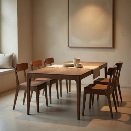 OXFORD | Table à manger extensible - Noyer foncé
