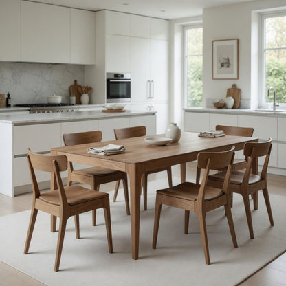 OXFORD | Table à manger extensible - Noyer foncé
