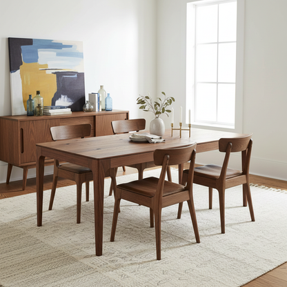OXFORD | Table à manger extensible - Noyer foncé