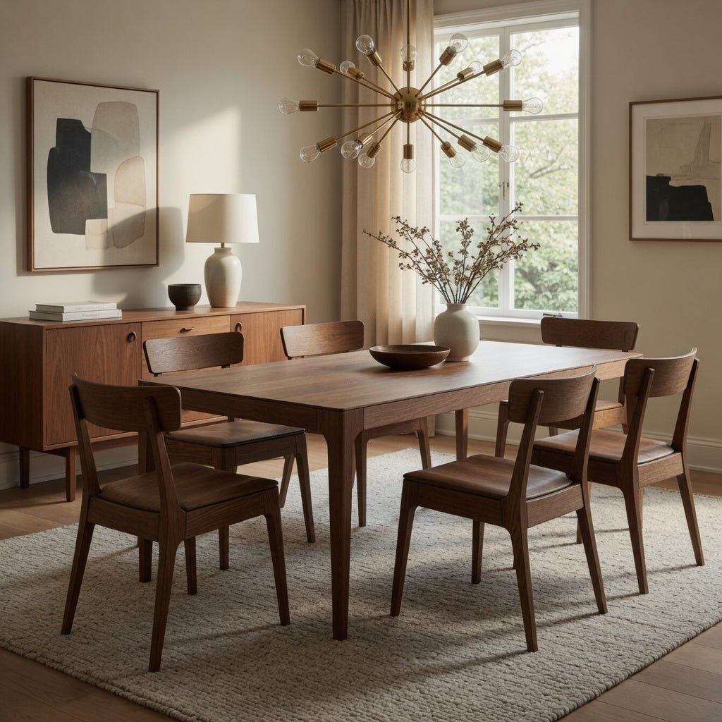 OXFORD | Table à manger extensible - Noyer foncé