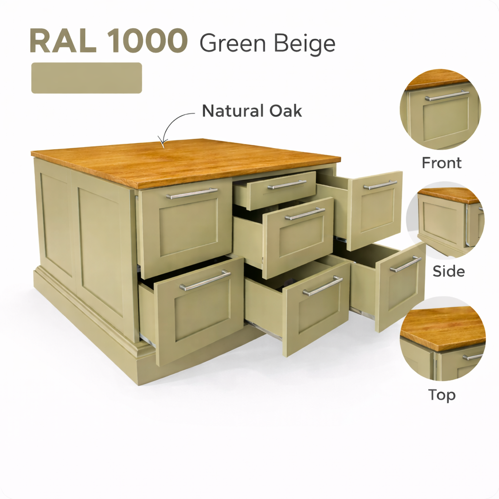 MILA | Wooden Kitchen Island