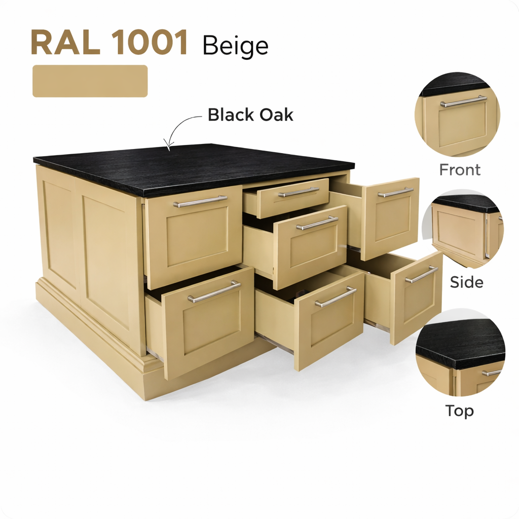 MILA | Wooden Kitchen Island