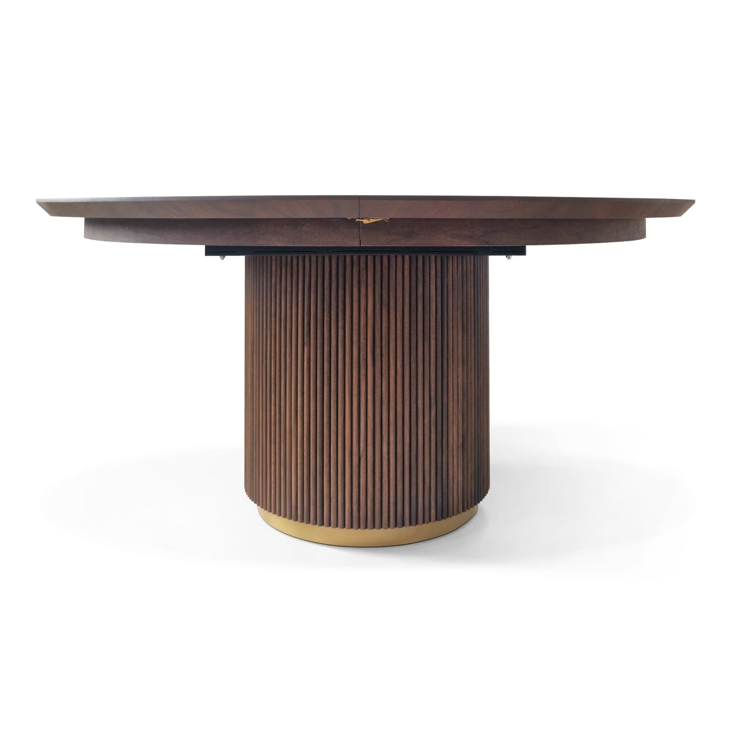 THEONA | Table à manger ronde extensible en bois massif