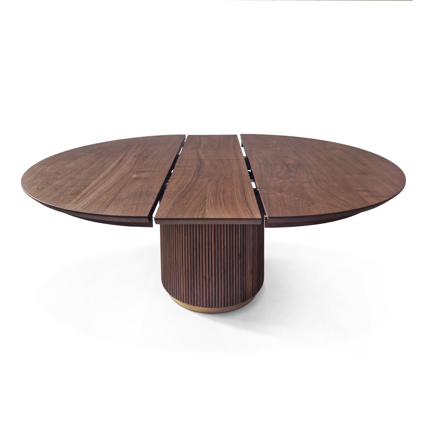 THEONA | Table à manger ronde extensible en bois massif