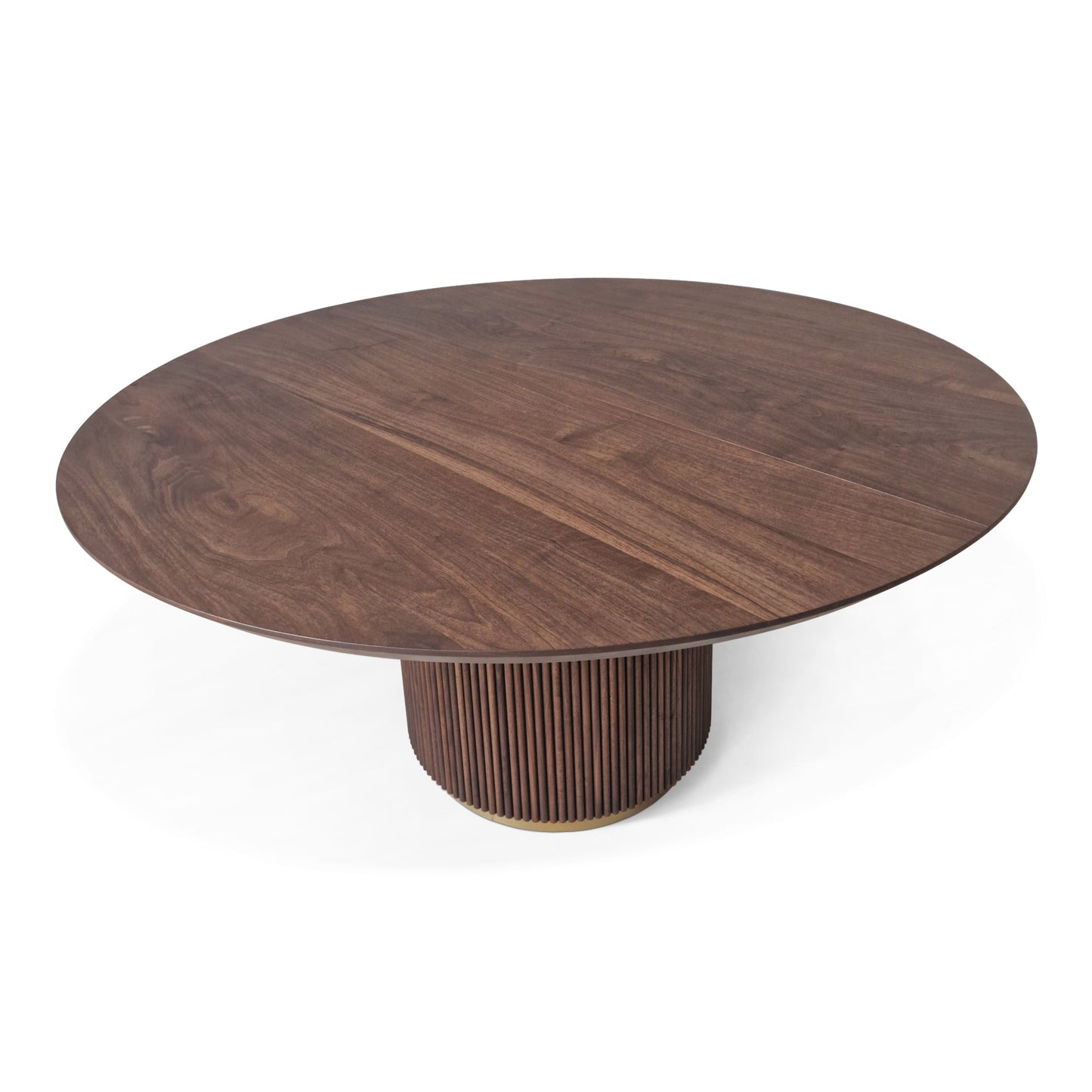 THEONA | Table à manger ronde extensible en bois massif