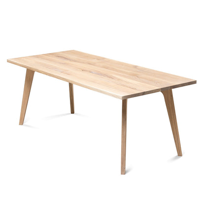 Extendable oak dining table Emma