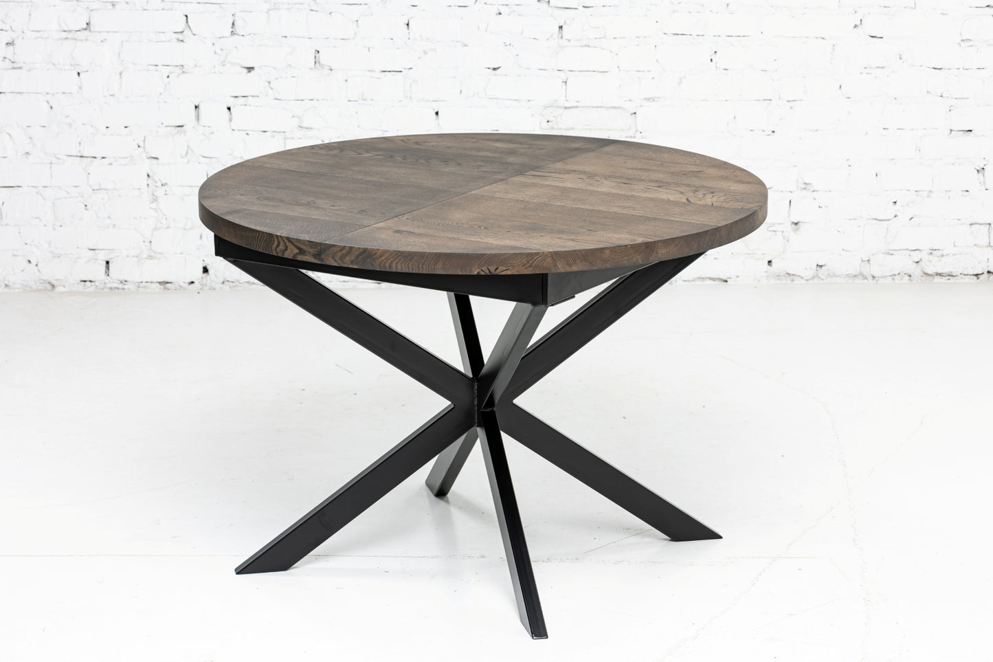 MABEL | Table à manger ronde extensible en bois massif