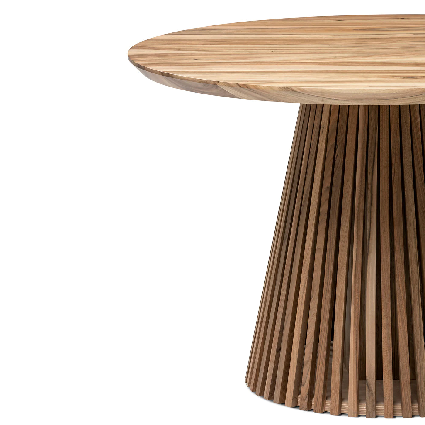 Mushroom round table (walnut)