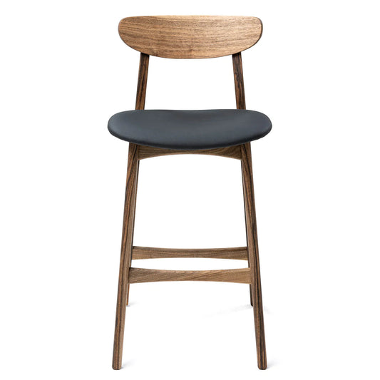 SIENNA | Bar Chair in Solid Walnut