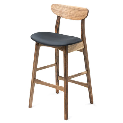 SIENNA | Bar Chair in Solid Walnut