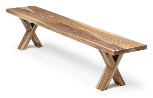 Wooden bench (walnut)