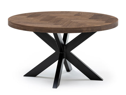 Round Parquete coffee table