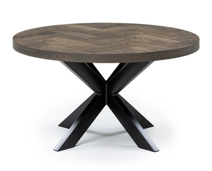 Round Parquete coffee table