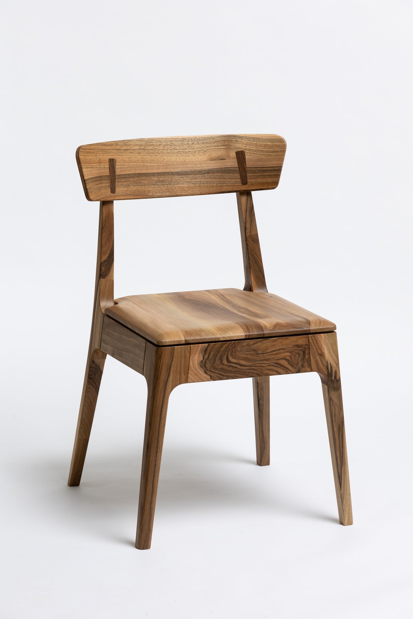 OXFORD | Chaise de salle à manger en noyer massif