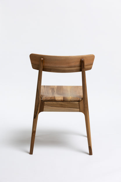 OXFORD | Chaise de salle à manger en noyer massif