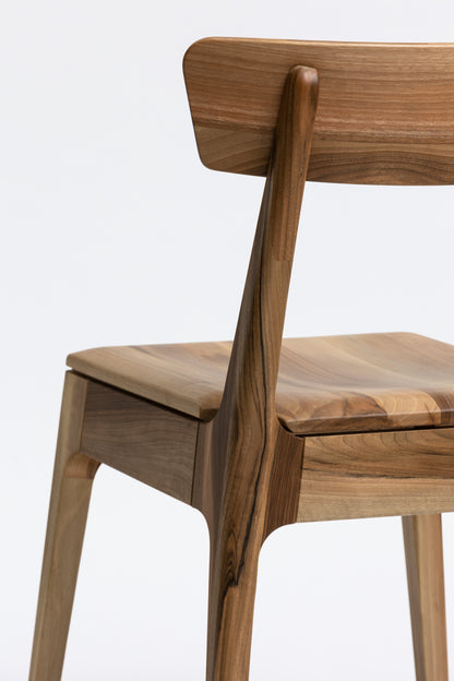 OXFORD | Chaise de salle à manger en noyer massif