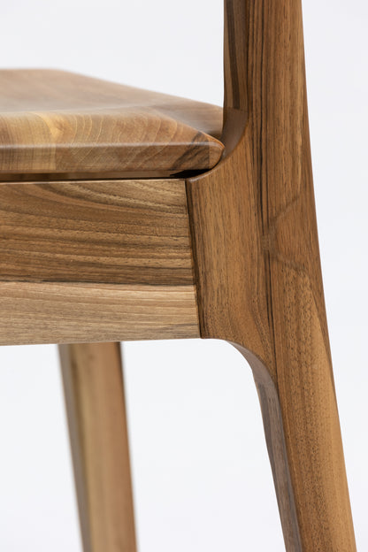 OXFORD | Chaise de salle à manger en noyer massif