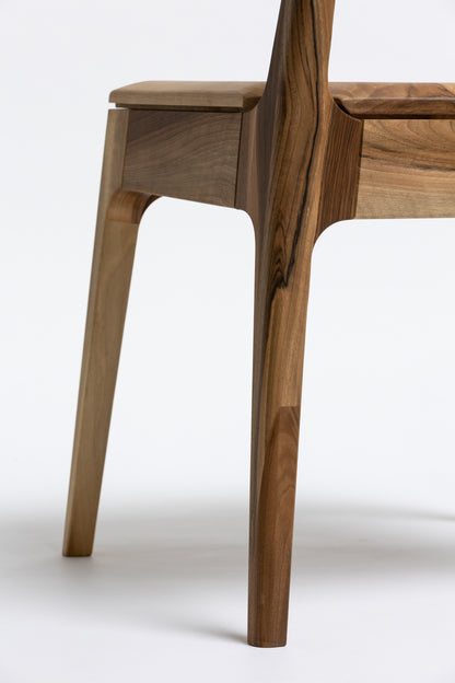 OXFORD | Chaise de salle à manger en noyer massif