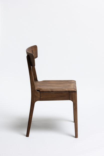 OXFORD | Chaise de salle à manger en noyer massif