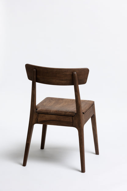 OXFORD | Chaise de salle à manger en noyer massif