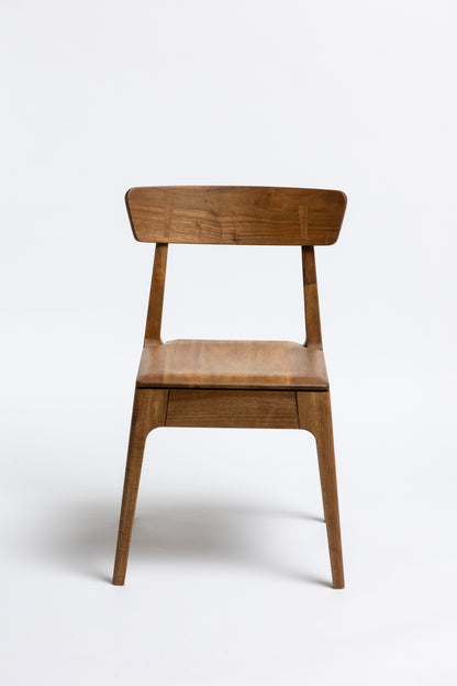 OXFORD | Chaise de salle à manger en noyer massif