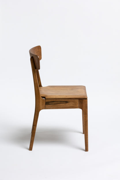 OXFORD | Chaise de salle à manger en noyer massif