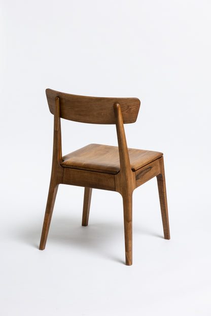 OXFORD | Chaise de salle à manger en noyer massif